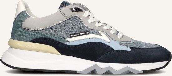 Floris van Bommel Sfm-10178 De Zager Sneakers - Textiel - Heren - Blauw - Maat 42⅔