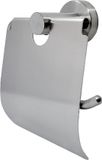 Sanics Toiletrolhouder Zilver met Klep