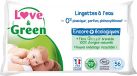 Love & Green Waterdoekjes 56 Doekjes