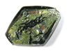 Parels Glasparel Glasparels van glas, transparant, groen, 3,4 x 2,5 x 0,8 cm, 500 g 46u, ca.