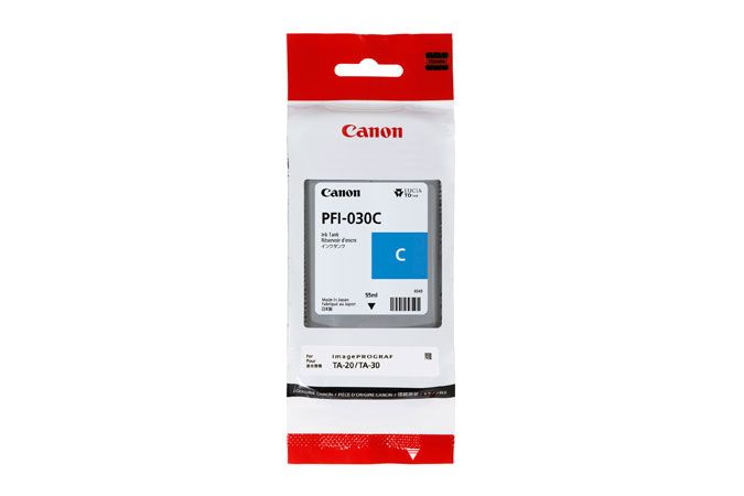 Canon PFI-030C - Cyaan - 55ml - Inktcartridge