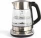 LIVOO Waterkoker/theekoker DOD165, 2200 W, 1,7 liter, variabele temperatuur, glas, grijs