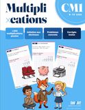Cahier de Multiplications CM1 — +350 Calculs Posés et Problèmes Concrets