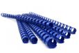 Pavo - Premium kunststof bindruggen 10 mm A4 blauw, verpakking van 100, 21-rings rug, bindt tot 60 vellen - 8001712