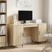 Maison Exclusive - Bureau chêne Sonoma 142,5 x 50 x 75 cm panneau de particules