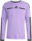 Adidas Referee 26 T-shirt Met Lange Mouwen Paars M Man