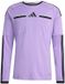 Adidas Referee 26 T-shirt Met Lange Mouwen Paars M Man