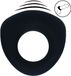 Shots Levelz Shots BV Sealed Liquid Silicone Vibrating Cockring - Black