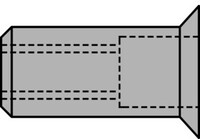 Gesipa blindklinkmoeren aluminium verzonken kop M 5 x 7 x 13,5 - 500 stuks