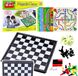 LEAN TOYS Jeu familial 18-en-1 jeu d'échecs magnétique