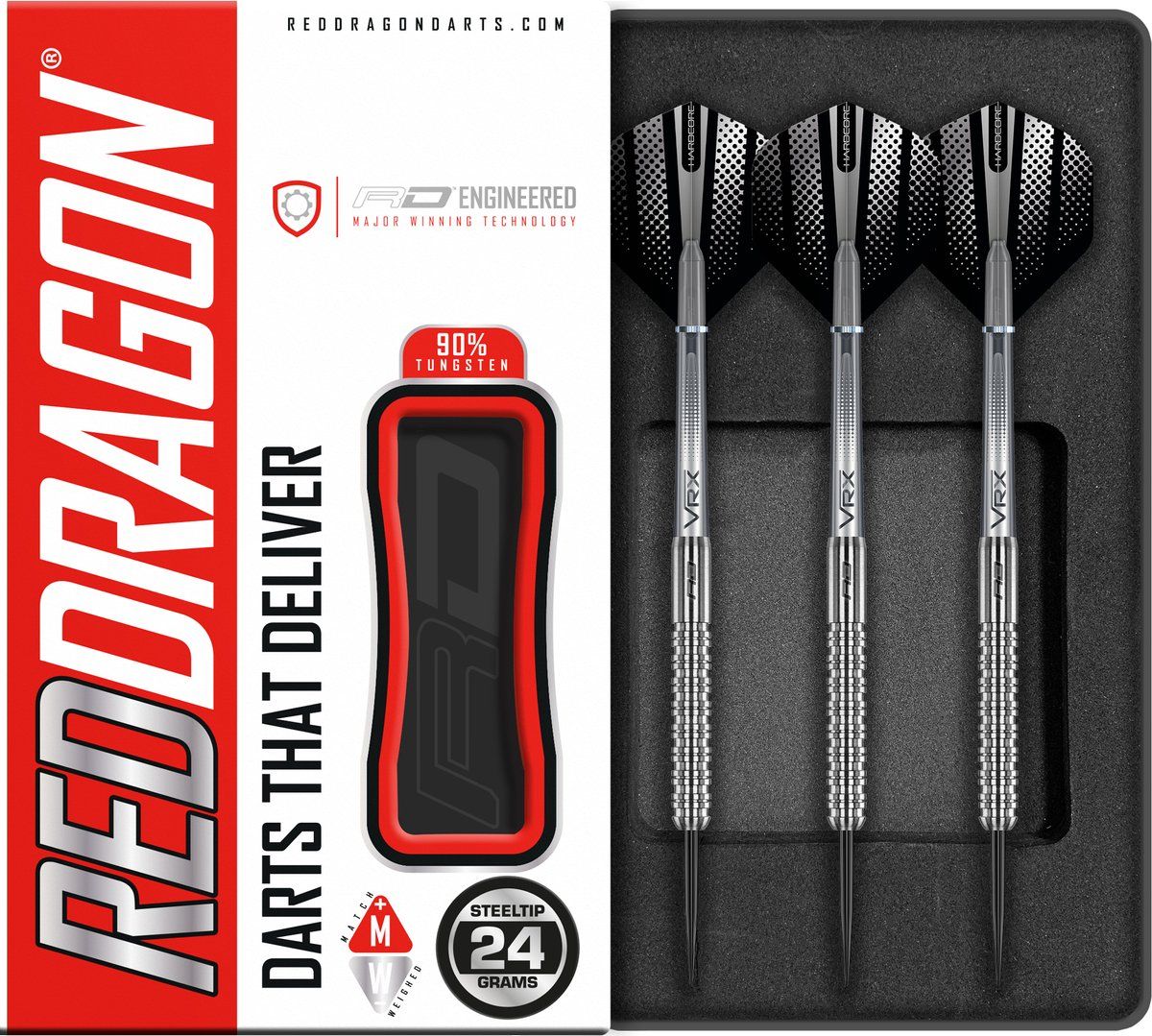 Red Dragon Rebel Tungsten Dartpijlen Professioneel - 24 gram