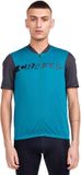 Craft Core Endur Logo Korte Mouw Wielertrui Blauw S Man
