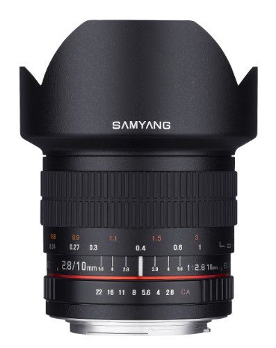 Samyang 10mm F2.8 ED AS NCS CS Ultra Wide Lens for Nikon DSLR with AE Chip