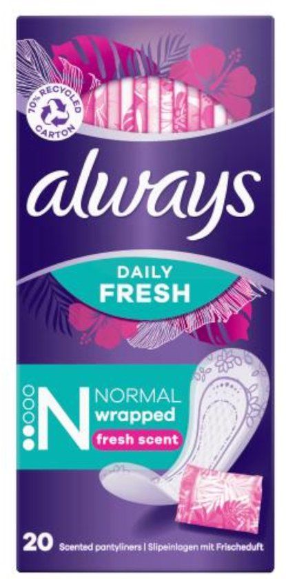 Always Dailies Fresh Scent inlegkruisjes 20s