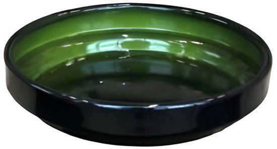 Buitengewoon Boet Buitengewoon de boet Upcycle schotel Algen groen M 12x2,5cm