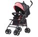 OEM Latios Kinderwagen - Paraplu Buggy Reisbuggy - Lichtgewicht - Compact Opvouwbaar - Verstelbare Rugleuning - Frame Van Koolstofstaal - Grote Opbergmand - Zwart/Roze