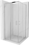 Mexen Rio cabine de douche carrée 90 x 90 cm, transparent, chrome