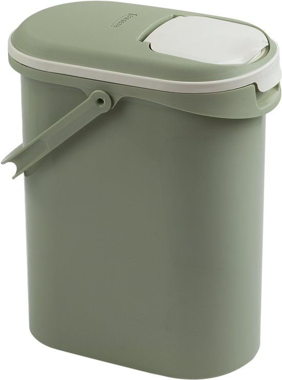 Curver Voedselcontainer Hond/Kat - Voercontainer - Luchtdicht - Met handvat - Misty Green - 10L