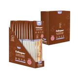 Record - Premium hondensnack Collagen+ rundvleessmaak - Trekkers met hoge eiwitwaarde - Collageenrijke hondenkaken - Zonder kleurstoffen, pak van 12 zakjes van 84 g