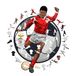 Iconic Puzzles Eusebio Benfica Officieel product, houten puzzel voor volwassenen en kinderen, milieuvriendelijk, maat S (150 stuks), EUSEBIOS
