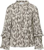 Comma Blouse Beige/Brun