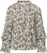Comma Blouse Beige/Brun