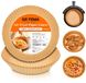 GRIFEMA Airfryer bakpapier, rond, 100 stuks, 16 cm, BPA-vrij, ongebleekt, antiaanbaklaag, waterdicht, oliebestendig, 5-8 L mandjes, Airfryer papier voor oven, magnetron, bakken