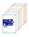 Oxford A4-vellen, geruit, geperforeerd, 160 vellen, 5 x 5 rasterpatroon, 10 kleuren band