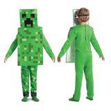 Minecraft Creeper-kinderkostuum, officieel gelicentieerd door Disguise, comfortabele pasvorm en gedetailleerd ontwerp, XS 3T tot 4T