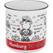 Sheepworld Mok met spreuk Ohne Hamburg ist alles doof | Koffiemok, New Bone porselein, 35 cl | Gift vrienden, grappig cadeau | 61447