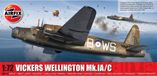 Airfix Modelbouwpakket Militaire voertuigen - 08019A Vickers Wellington Mk.IA/C Plane Plastic - 1:72 - Modelbouw