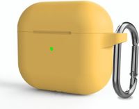By Qubix Qubix AirPods 3 hoesje - TPU - Slim fit series - Geel