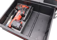 kosdesign Milwaukee Packout 2 lades kist inzet voor M18 decoupeerzaag – Gereedschapskoffer - Professioneel 3D geprint | Organizer tray | Packout accessoire
