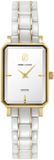 Pierre Lannier Horloge Ariane Vrouwen Polshorloge Wit Staal Rechthoek