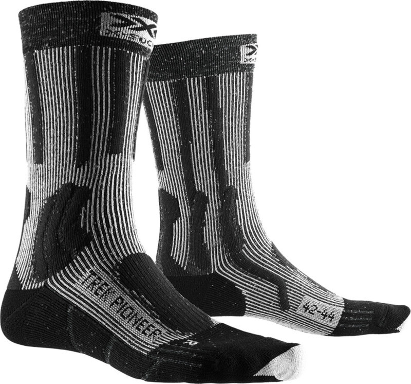 X-SOCKS Trek Pioneer Sokken Heren, opal black/flocculus white EU 39-41 2019 Compressiekousen