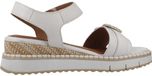 Tamaris - Femme - Sandales à plateforme - Blanc - Taille 37