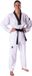 Kwon Dobok Premiere Plus - WT reconnu - Unisex - Wit/Zwart/Zwart - Lange mouw - Polyester - 190