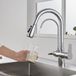 Unyqoos Robinet de cuisine 3-en-1 avec douchette extractible et fonction de filtre à eau