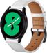 By Qubix Qubix Garmin Approach S12 / S40 / S42 - lederen bandje - Wit