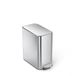 simplehuman slim step can 5 l Roestvrijstaal