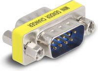 Delock D-Sub 9 pin Gender Changer male to male (nuts) 2 pieces