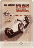Nostalgic Art Merchandising Audi AvD Oldtimer Metalen wandbord in reliëf 20x30 cm