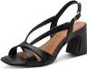 Tamaris Sandales femme 1-28339-46 Noir imitation cuir talon bloc 5-7cm taille 41