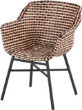 Hartman Delphine dining stoel black - coral