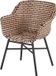 Hartman Delphine dining stoel black - coral