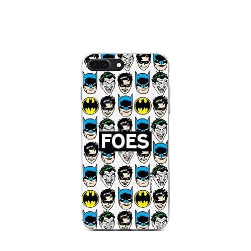 ERT GROUP Phone Case for iPhone 7 PLUS/ 8 PLUS - Batman DC Pattern - Officially Licensed