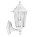 Buitenlamp Auriga van aluminium, model 1 x E27 in wit, beschermingsklasse IP44, afmetingen: 32 x 22 x 17 cm.