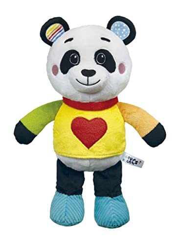Clementoni - Love Me Panda interactief babypluche lichten en geluiden, speelgoed voor kinderen 0-36 maanden, meerkleurig, 17793