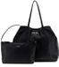 GUESS shopper Victtoria 2 in 1 Tote Black Logo zwart