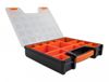 DeLOCK 18420 Boîte de rangement Rectangulaire Plastique Noir, Orange